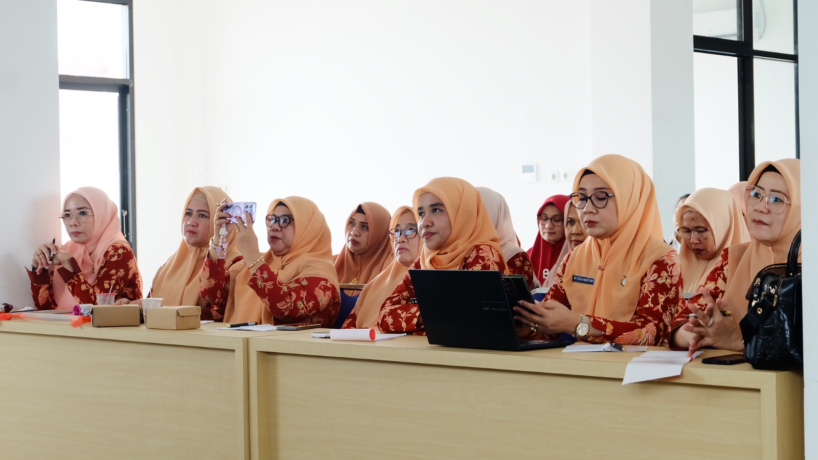 Dokumentasi KLTV INDONESIA :Ketua Dharma Wanita Persatuan Sidrap, Andi Rieskha Andi Rahmat